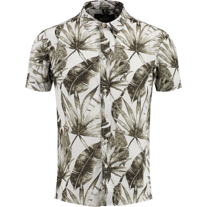 Key Largo Košeľa kaki / svetlozelená 54317814