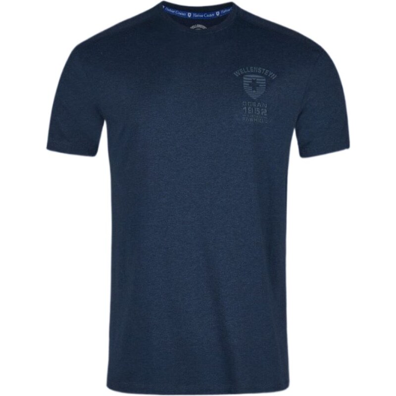 WELLENSTEYN pánske tmavomodré bavlnené tričko 62721468