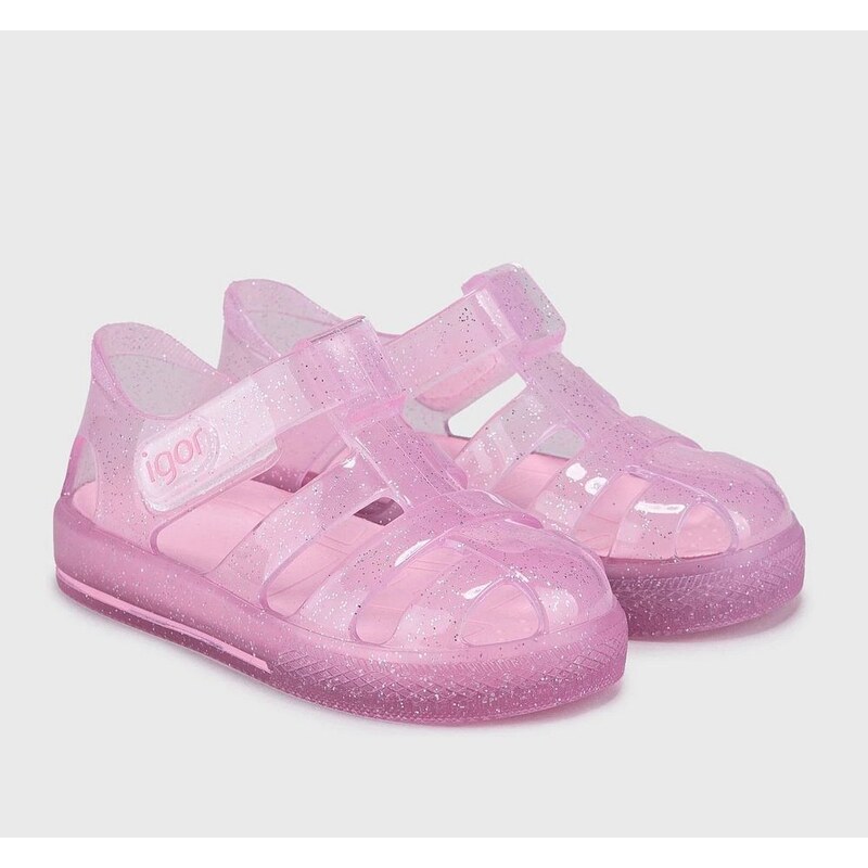 Dětské gumové sandály Igor Star Glitter 62766668