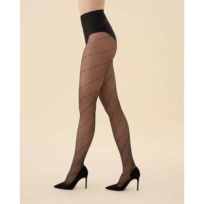 Vzorované pančuchové nohavice Gabriella Moana 20 den 6 62988088