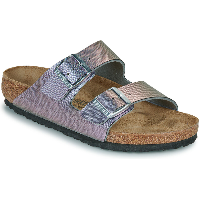 BIRKENSTOCK Šľapky Arizona BF Saffiano Iridescent Viola BIRKENSTOCK 62754632