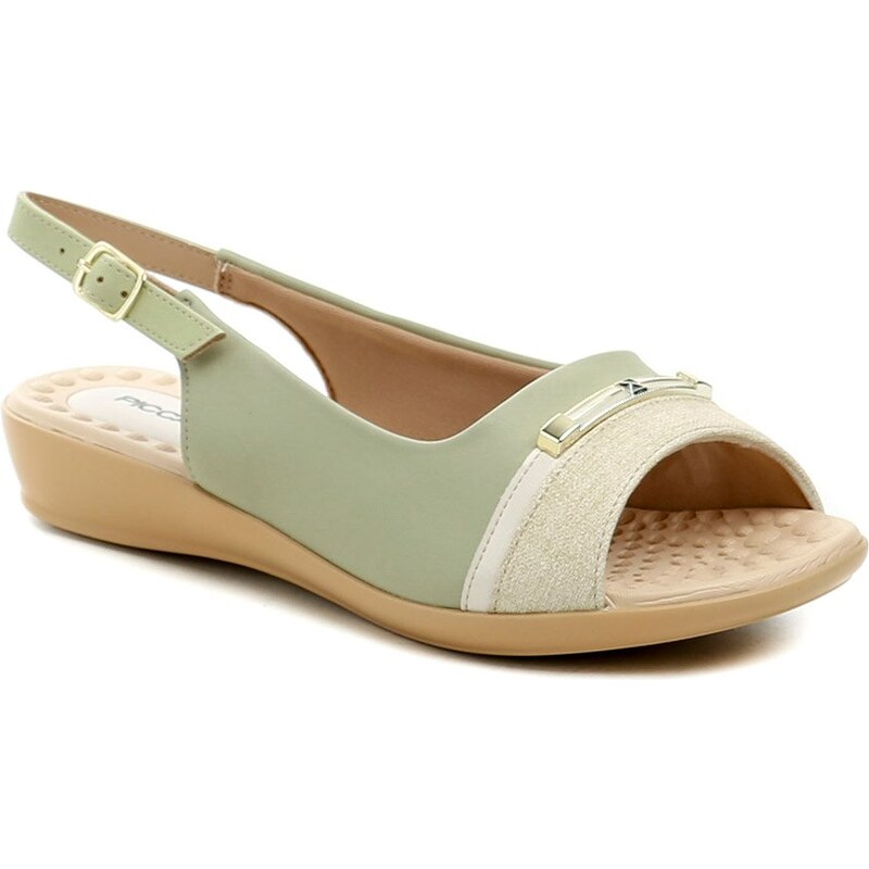 Piccadilly 500380-1 zelenkavé dámske nadmerné sandále 62755011