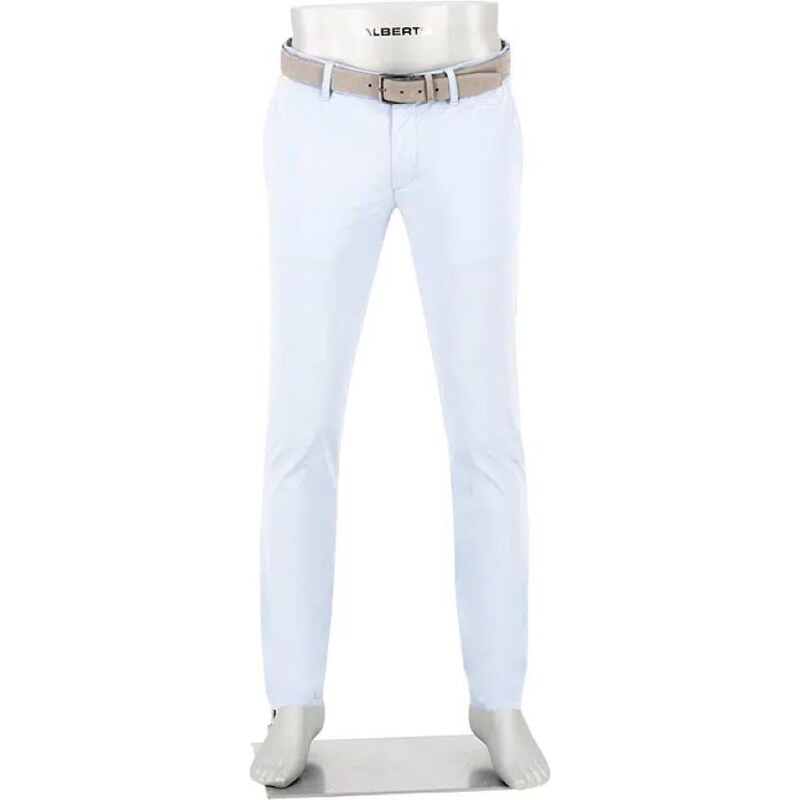 Pánske belasé ultraľahké chino nohavice ALBERTO regular fit 62755094