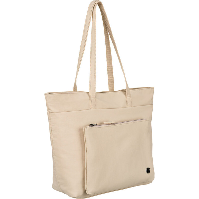 Peterson Dámska béžová shopper kabelka s vreckom na prednej strane PTN 62755733