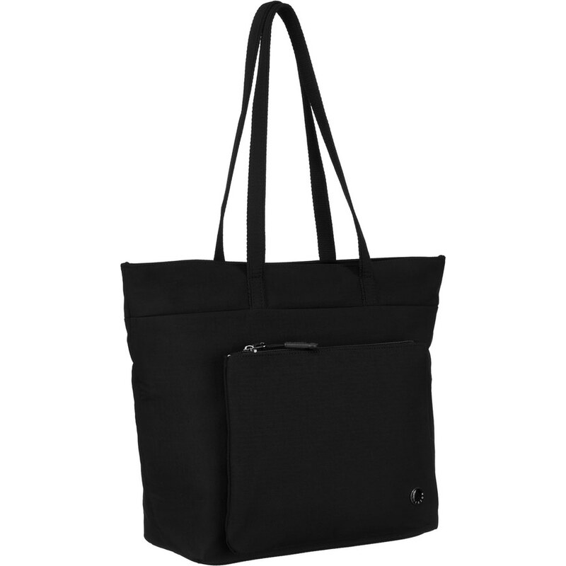 Peterson Dámska čierna shopper kabelka s vreckom na prednej strane PTN 62755735