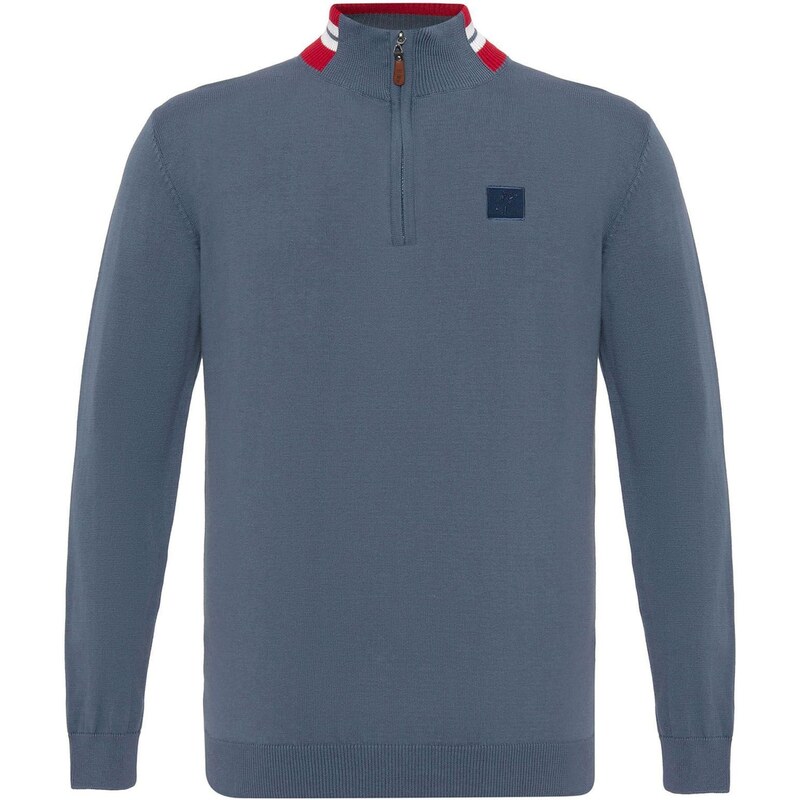 Jacey Quinn Sveter modrosivá 63087296