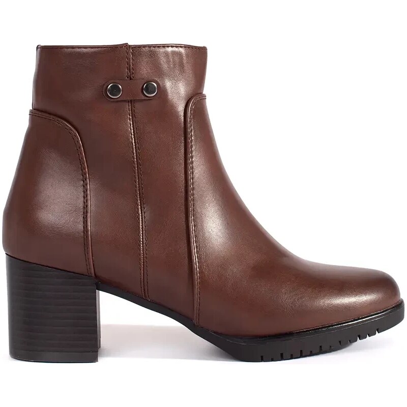Brown heeled ankle boots by Sergio Leone 64667227