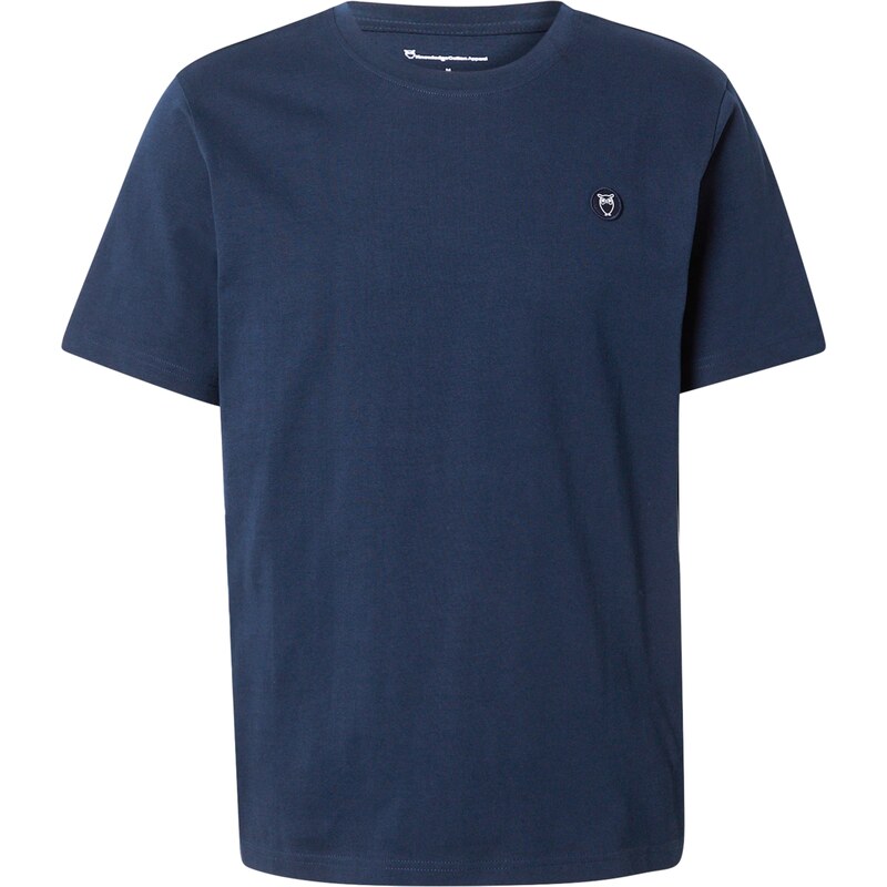 KnowledgeCotton Apparel Tričko Alder tmavomodrá 63164401