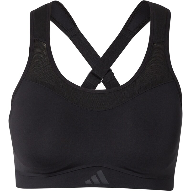 ADIDAS PERFORMANCE Športová podprsenka Tlrdim tmavosivá / čierna 62761430