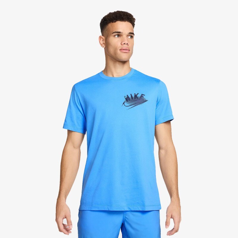 Nike Mens Dri-FIT Fitness T-Shirt UNIVERSITY BLUE 62756774
