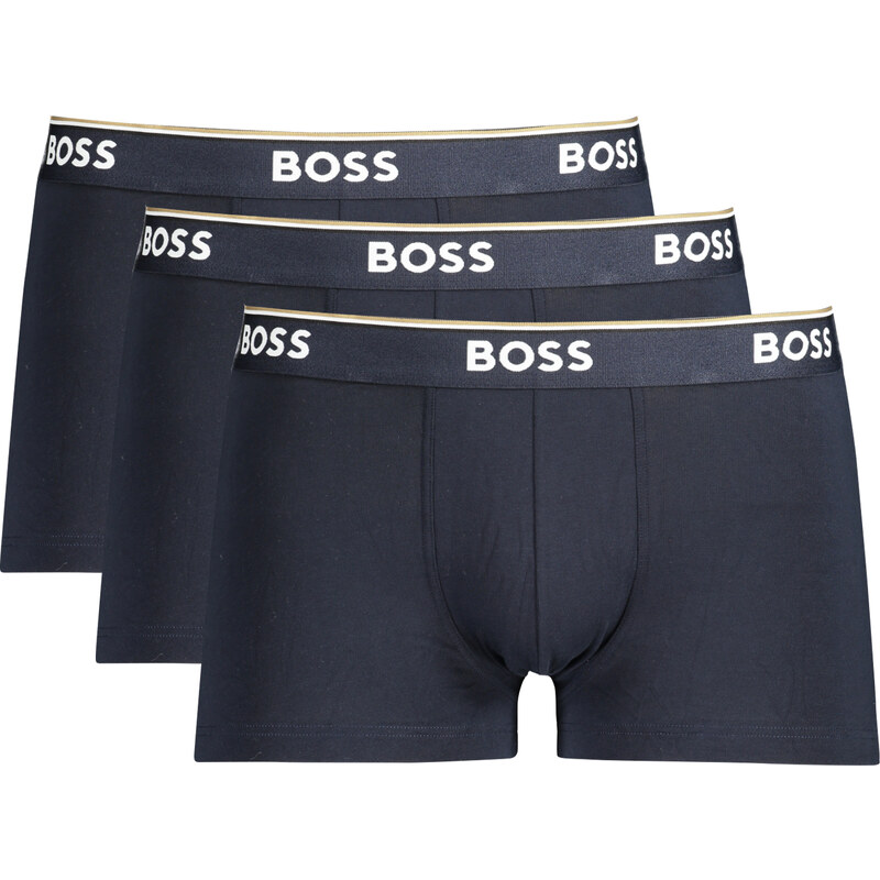 3PACK pánske boxerky Hugo Boss tmavomodré 65075596