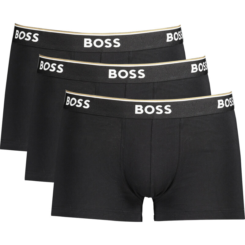 3PACK pánske boxerky Hugo Boss čierne 64712608
