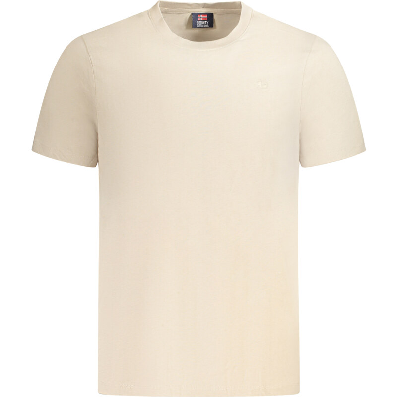 NORWAY 1963 Pánske béžové tričko s krátkym rukávom 64702458