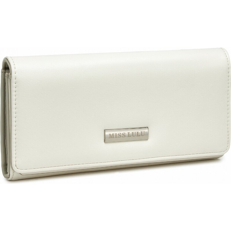 Miss Lulu Peňaženka - elegantná a nadčasová, biela 62766763
