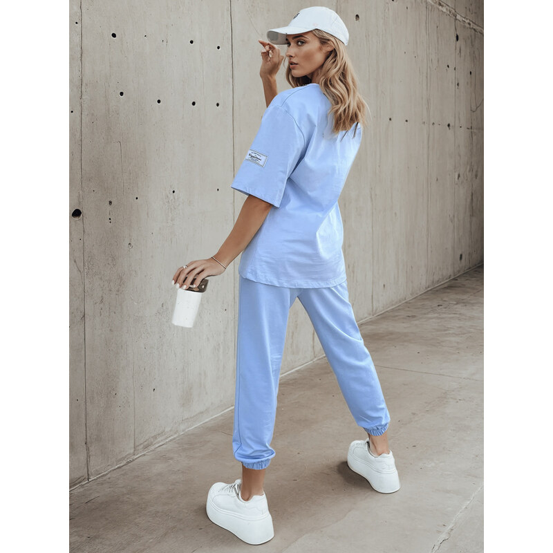 BASIC Svetlomodrá súprava trička a teplákov RIZNA AY1034 52672403