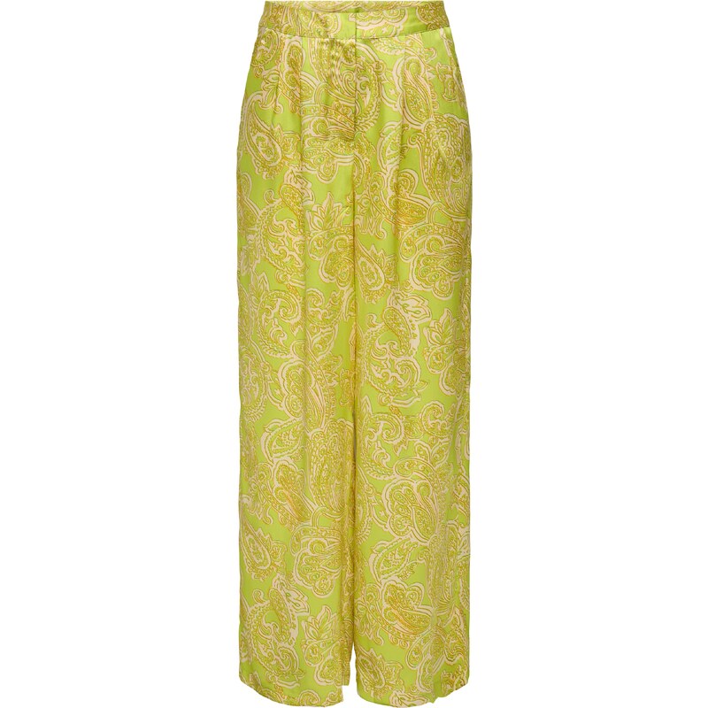 ONLY Plisované nohavice ONLPAULA svetlobéžová / jablková 62772163