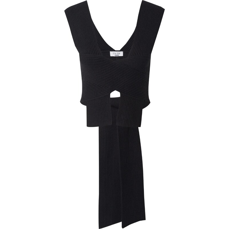 Cie Cie Vyšívaný top čierna 63162222