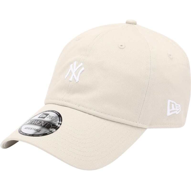 NEW ERA Čiapka 9TWENTY NEYYAN svetlobéžová / biela 62772351