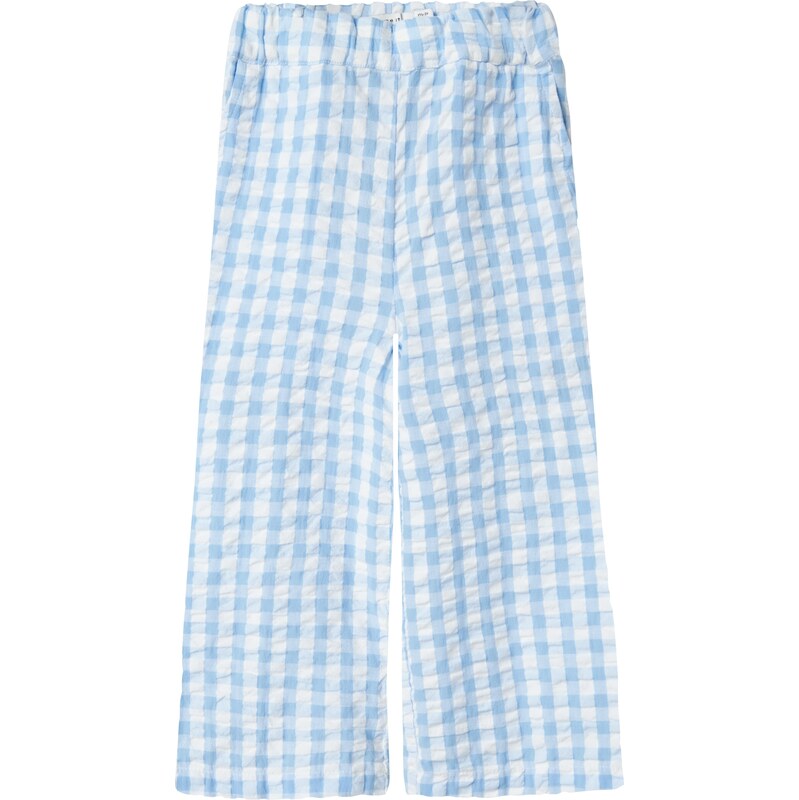 NAME IT Nohavice NMFFISINA modrá / biela 62772093