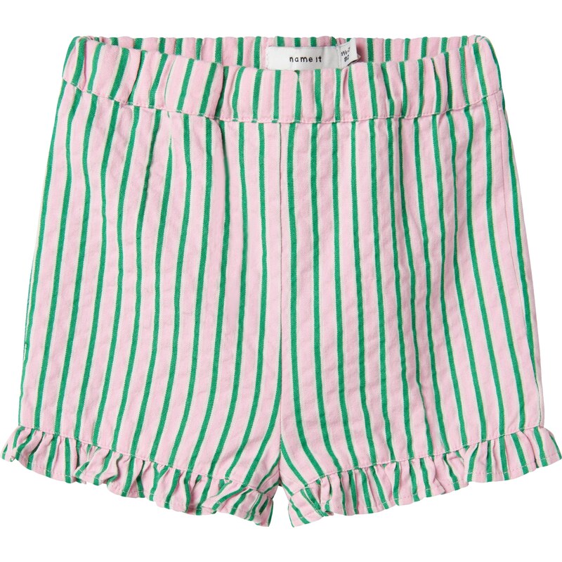 NAME IT Nohavice NMFFILONE zelená / ružová 62772117