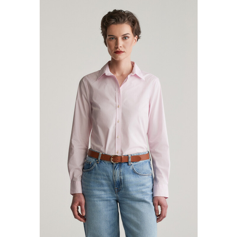 KOŠEĽA GANT SLIM POPLIN SOLID SHIRT LIGHT PINK 62772596