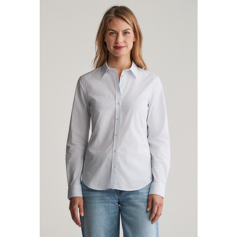 KOŠEĽA GANT SLIM STRIPED POPLIN SHIRT LIGHT BLUE 64936742