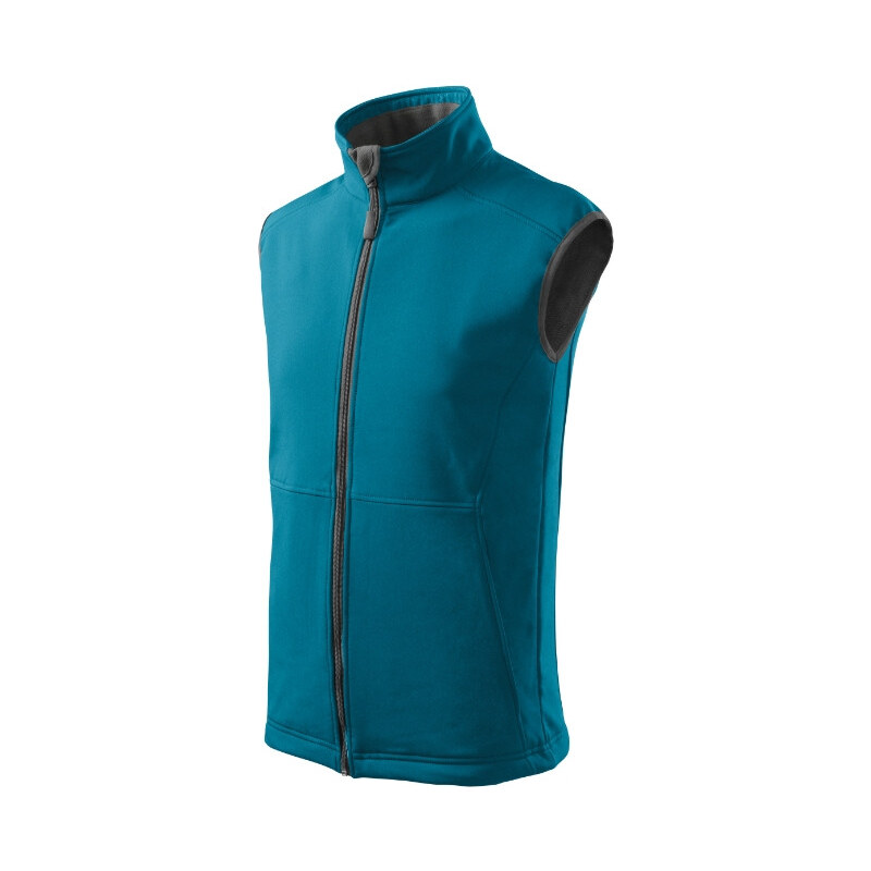 MALFINI, a.s. Vision pánska softshellová vesta dark turquoise 66083807