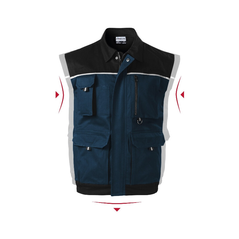 MALFINI, a.s. Woody pánska pracovná vesta námornícka modrá 66083886