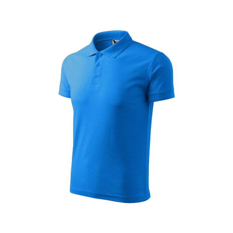 MALFINI, a.s. Pánska polokošeľa Pique snorkel blue 62769912
