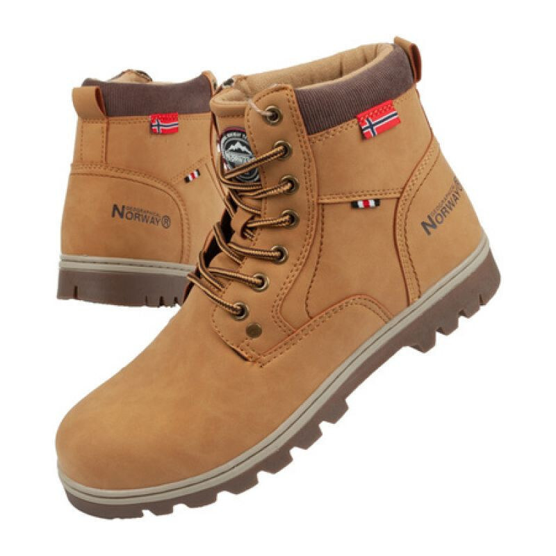 Norway Pánska členková obuv WALK-GN Camel brown - Nórsko 62770131