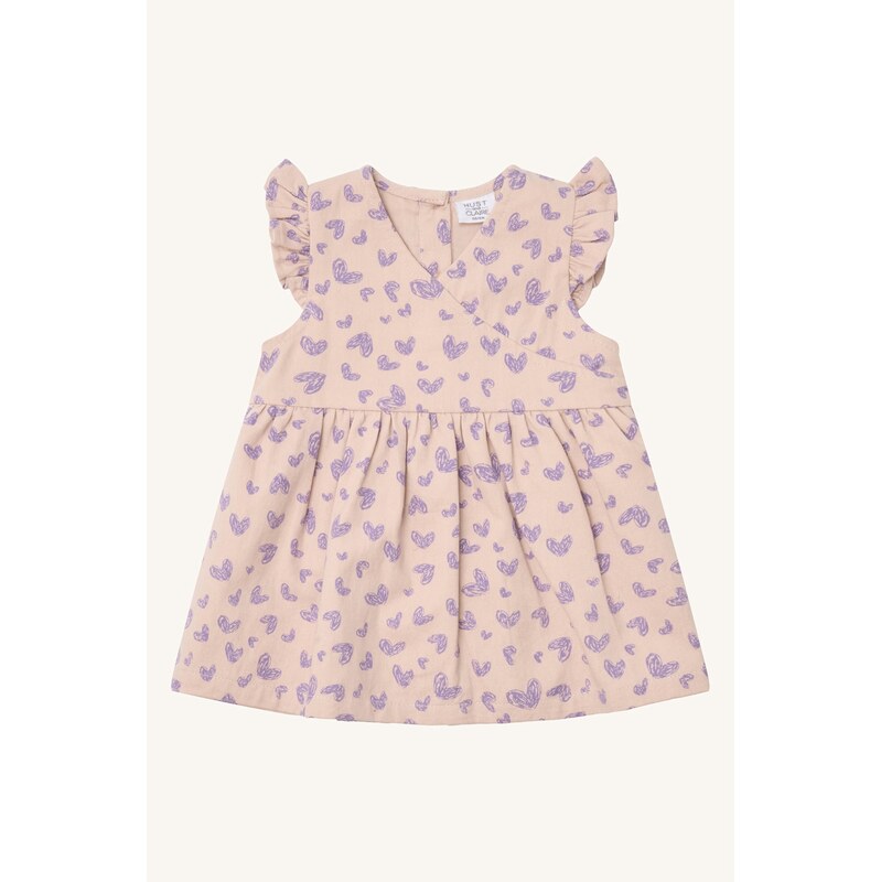 Hust & Claire Šaty Katinka krémová / tmavofialová 63161778