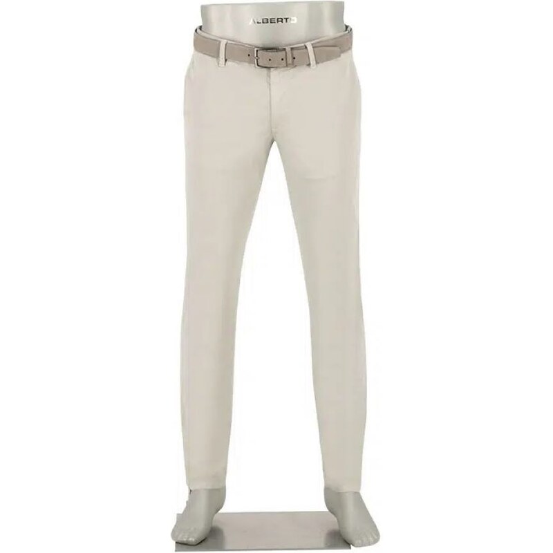 Pánske sivé ultraľahké chino nohavice ALBERTO regular fit 62777723