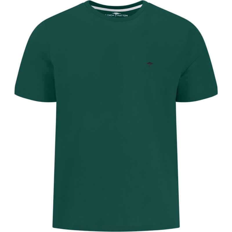 Pánske zelené bavlnené tričko FYNCH-HATTON 62777726