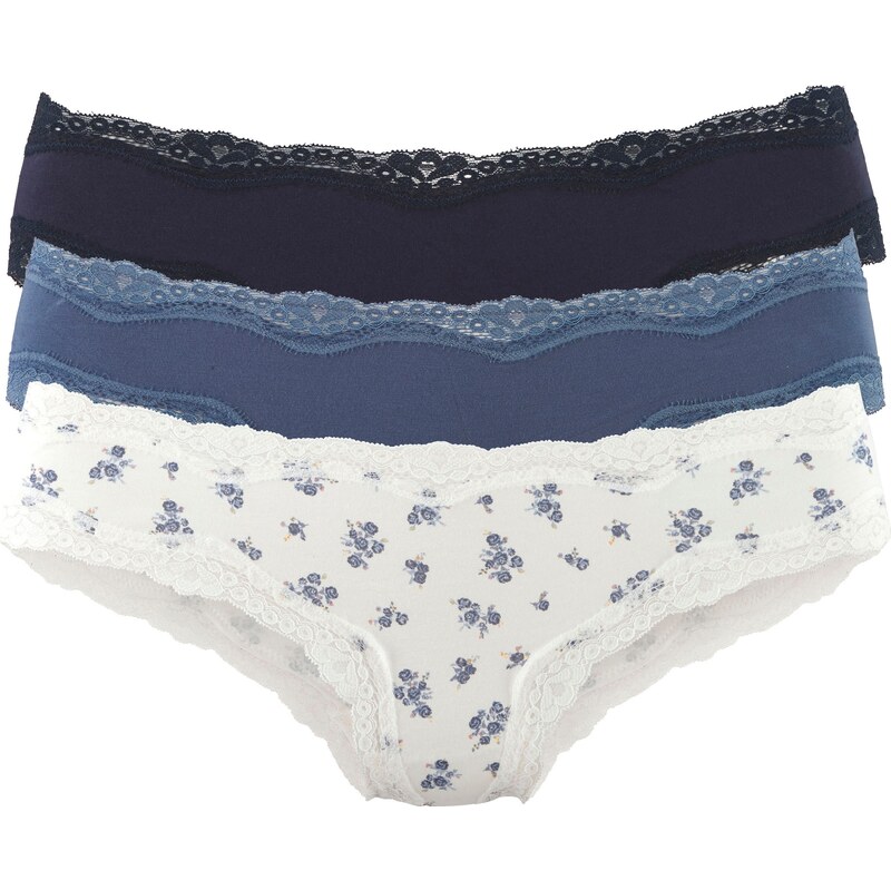 VIVANCE Nohavičky modrá / tmavomodrá / biela 63146126