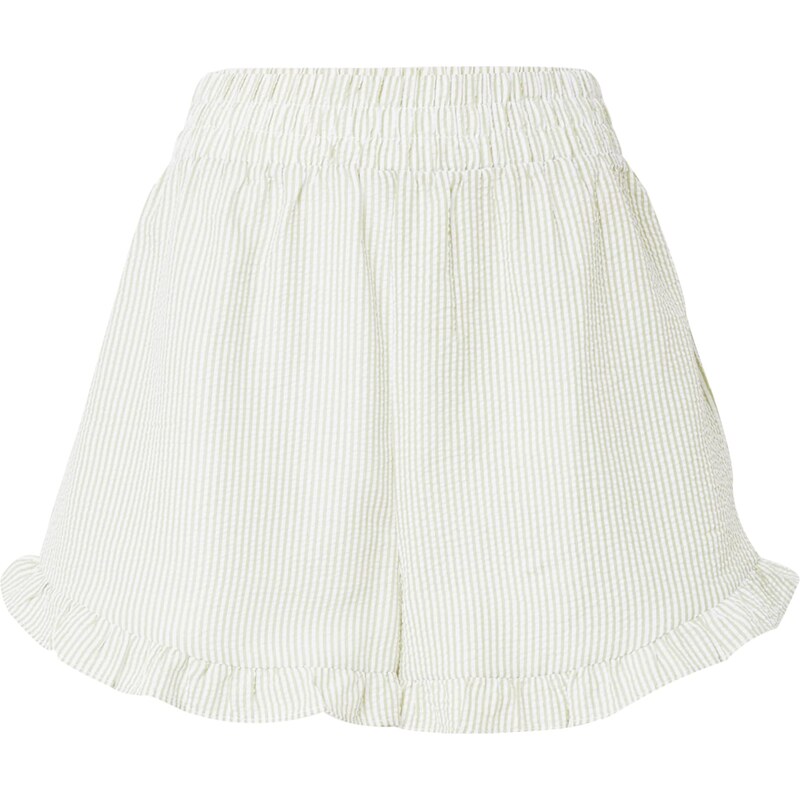 A-VIEW Nohavice pastelovo zelená / biela 63209506