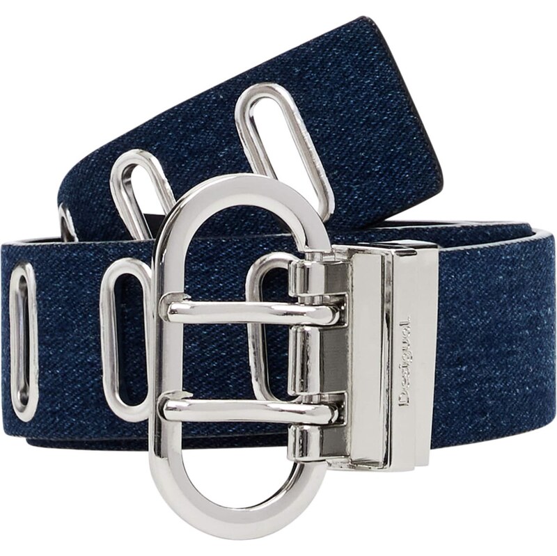 Desigual Opasky modrá denim / strieborná 63152795