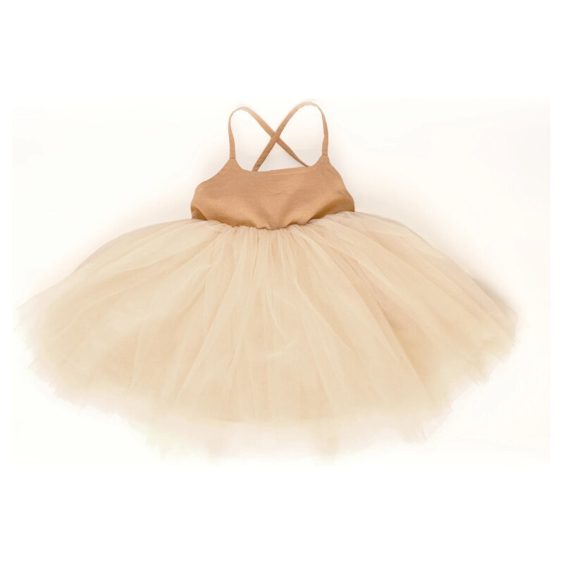 Mrs. Ertha Tutu šaty Nude 62787229