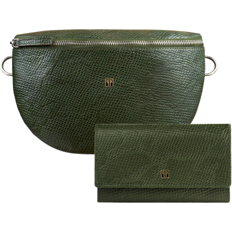 Paolo Peruzzi Dámska darčeková súprava, kožená peňaženka a dámske 62787388