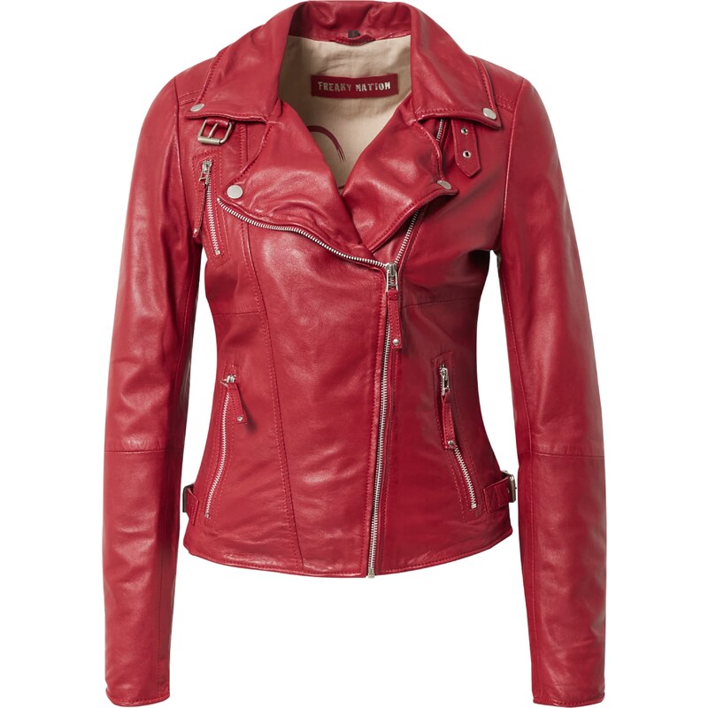 FREAKY NATION Prechodná bunda červená 12645201