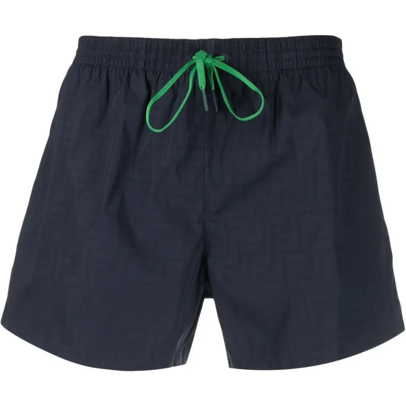 FENDI Logo Navy plavky 62789614