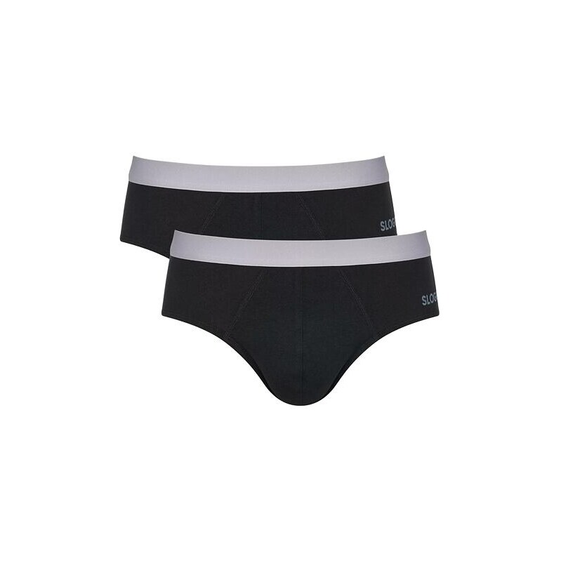 2 pack slipov Sloggi ABC GO čierne 63045853