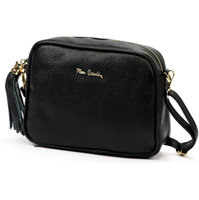 Kožená kabelka Pierre Cardin čierna KZ17070 62796559
