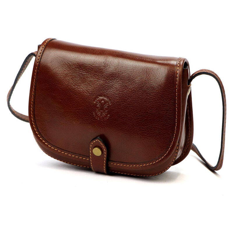 Kožená kabelka Florence hnedá KZ56684 62796574