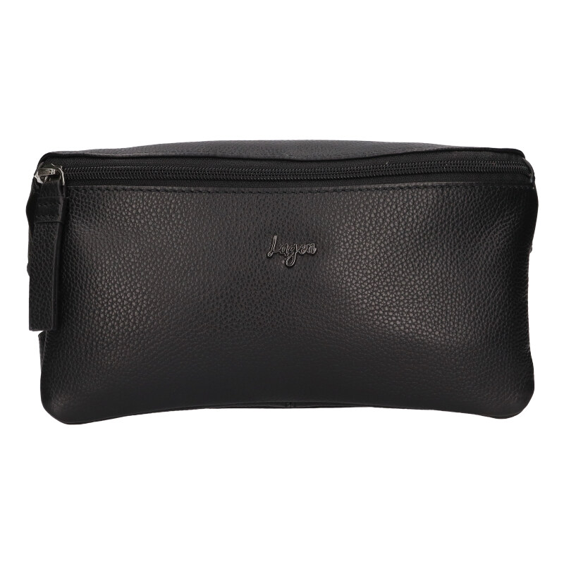 Lagen Kožená ľadvinka LG 2028 čierna 65626049