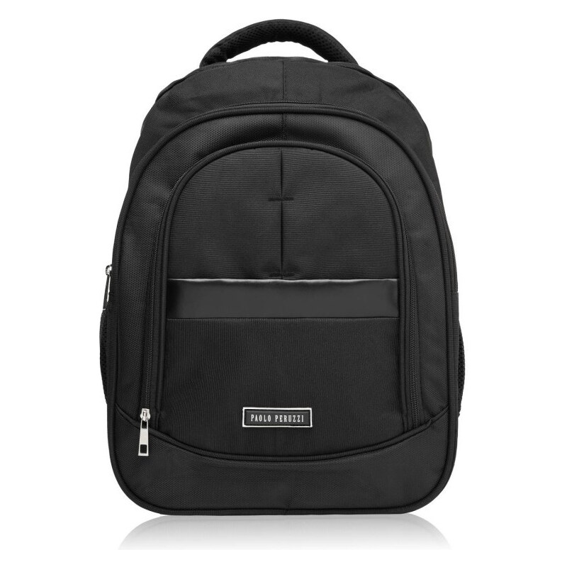 Paolo Peruzzi Pánsky batoh na notebook | čierna T-120-BL 62797509