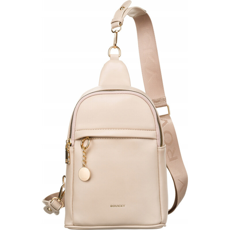 Rovicky svetlobéžová malá kabelka cez rameno R-NER-ALE-8 52673451