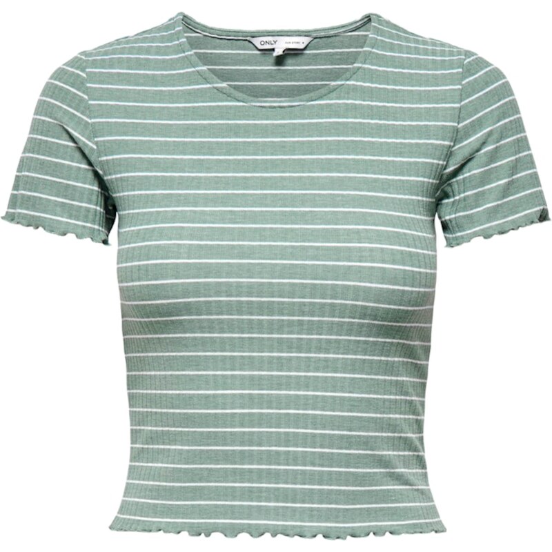 ONLY Tričko ONLEmma pastelovo zelená / biela 62804273