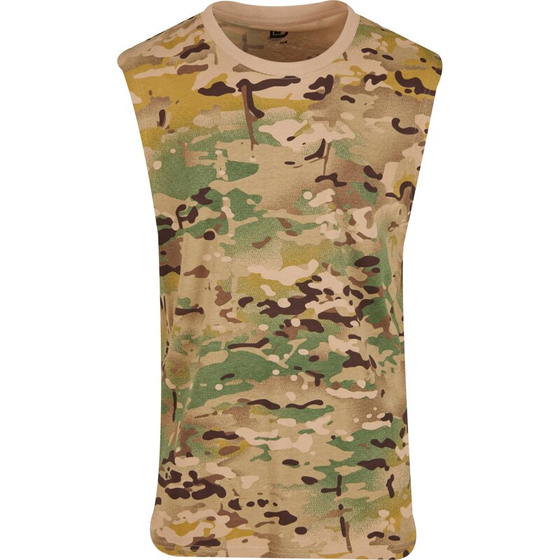 Brandit Tričko žltohnedá / hnedá / zelená 63008389