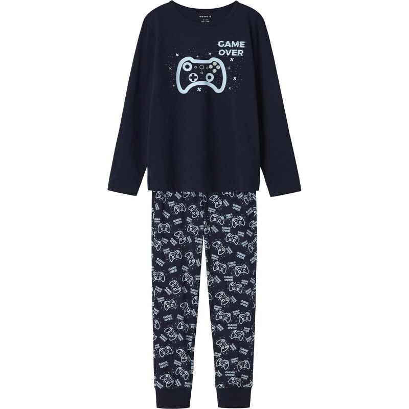 NAME IT Pyžamo tmavomodrá / nebesky modrá 61985056