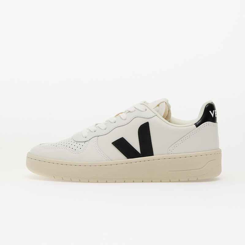 Veja W V-10 Leather Ex-White_Black 62816027